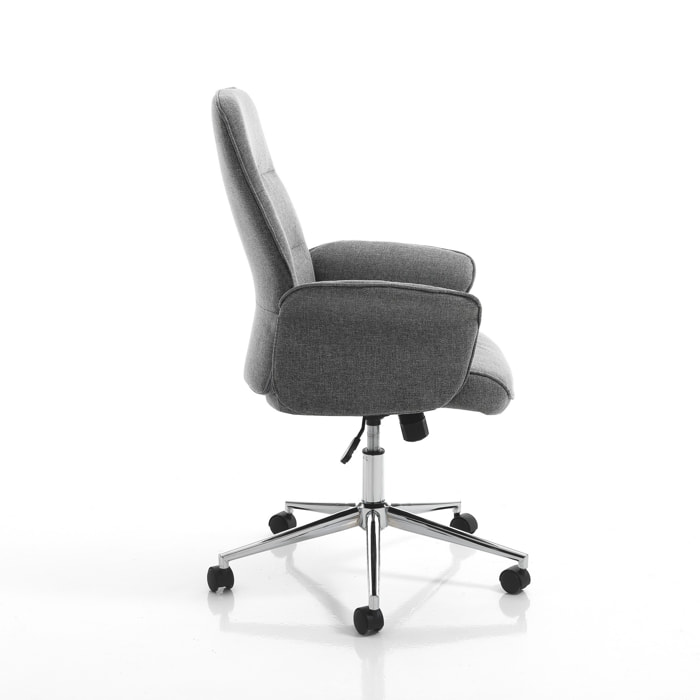 Tomasucci fauteuil de bureau DONY HIGH GREY Gris