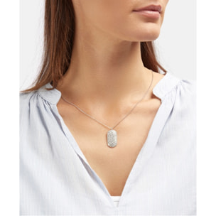 Collana U.S. Polo Assn. In metallo placcato rodio