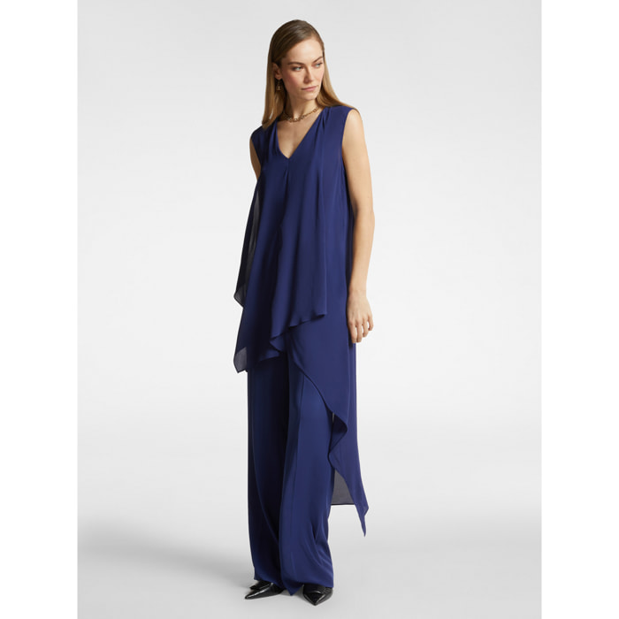 Elena Mirò - Completo elegante con pantaloni - Blu