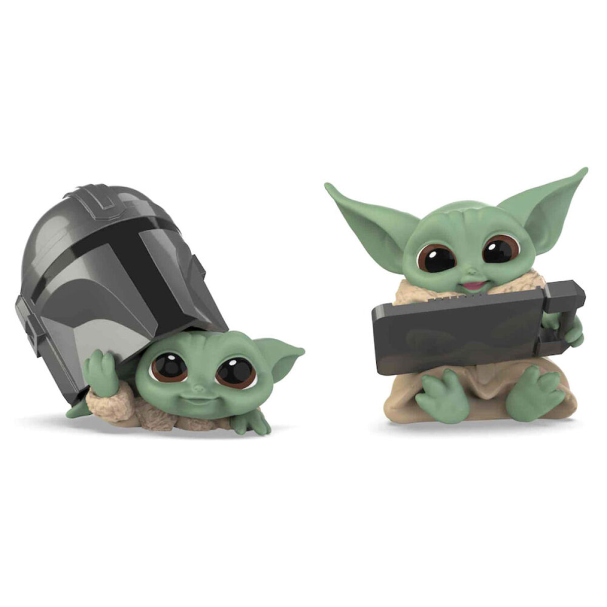 Star Wars The Mandalorian Figura Yoda Bambino Pacchetto con 2 Figure Hasbro