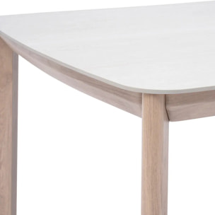 Table de jardin Nelora 8 places 100x210cm beige