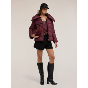 Motivi - Plumífero grueso con cuello alto - Burgundy