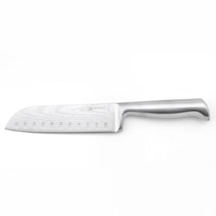 Couteau Santoku Argent   - "nouvelle Vague