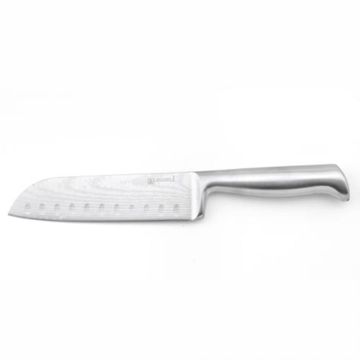 Couteau santoku argent   - "nouvelle vague