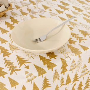 Nappe en résine Anti-tâches Christmas 31 Gold