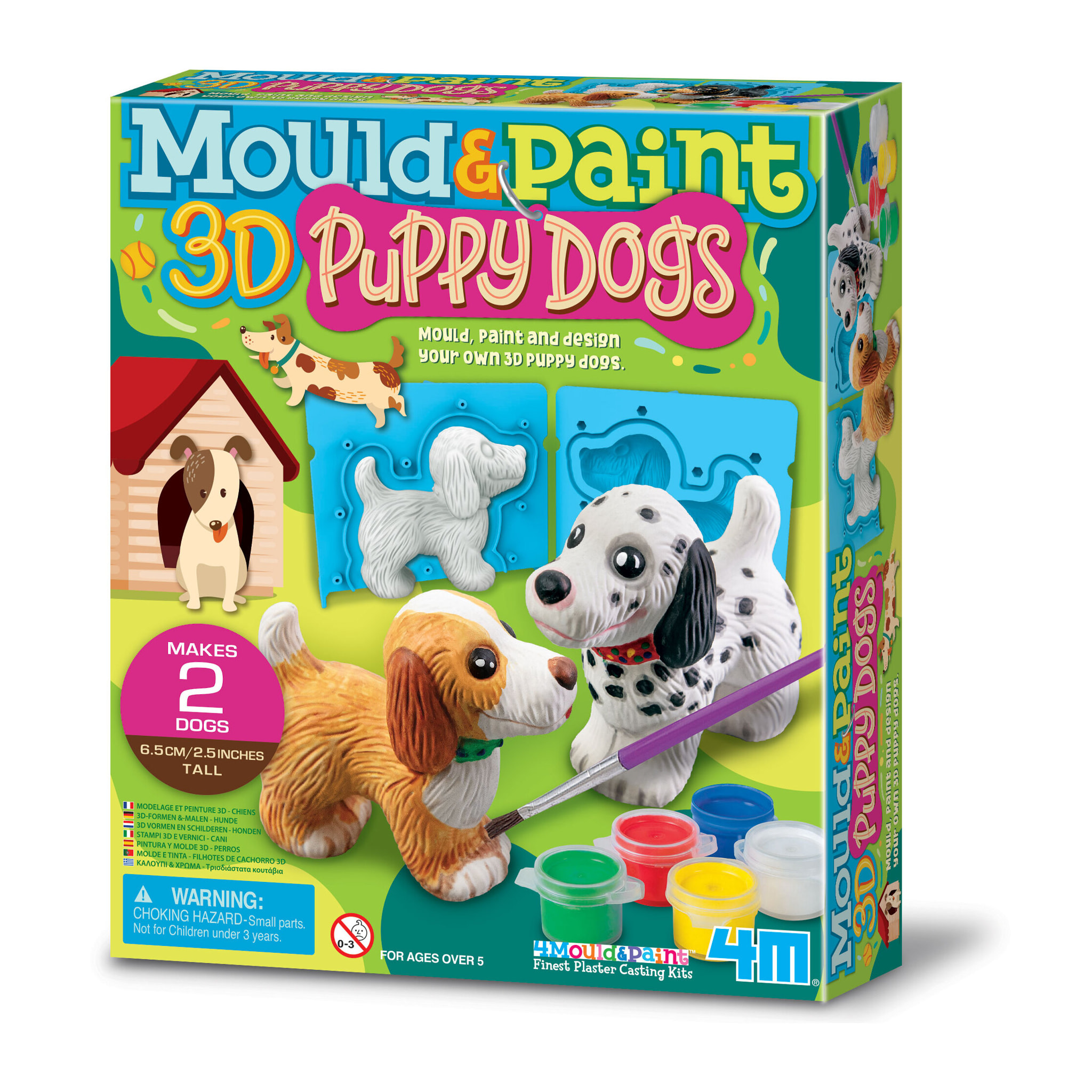 Modella & Dipingi - Cuccioli 3D