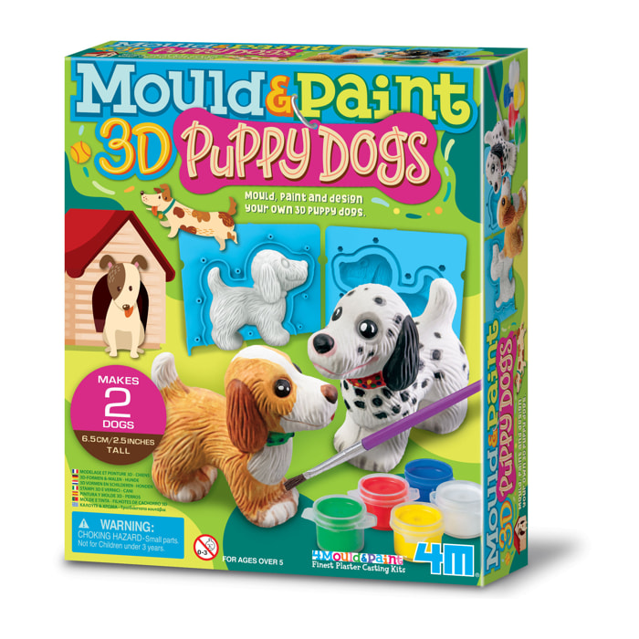 Modella & Dipingi - Cuccioli 3D