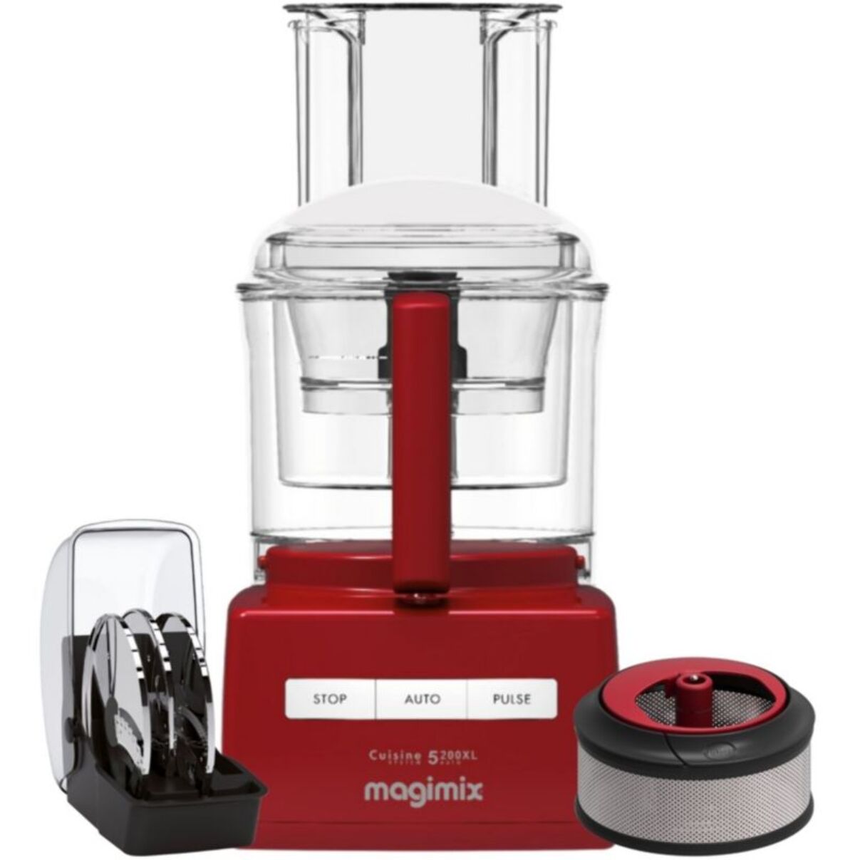 Robot multifonction MAGIMIX CS 5200 XL Premium Rouge