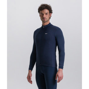 Pure - Maglia Manica Lunga - Blu Nautica - Uomo