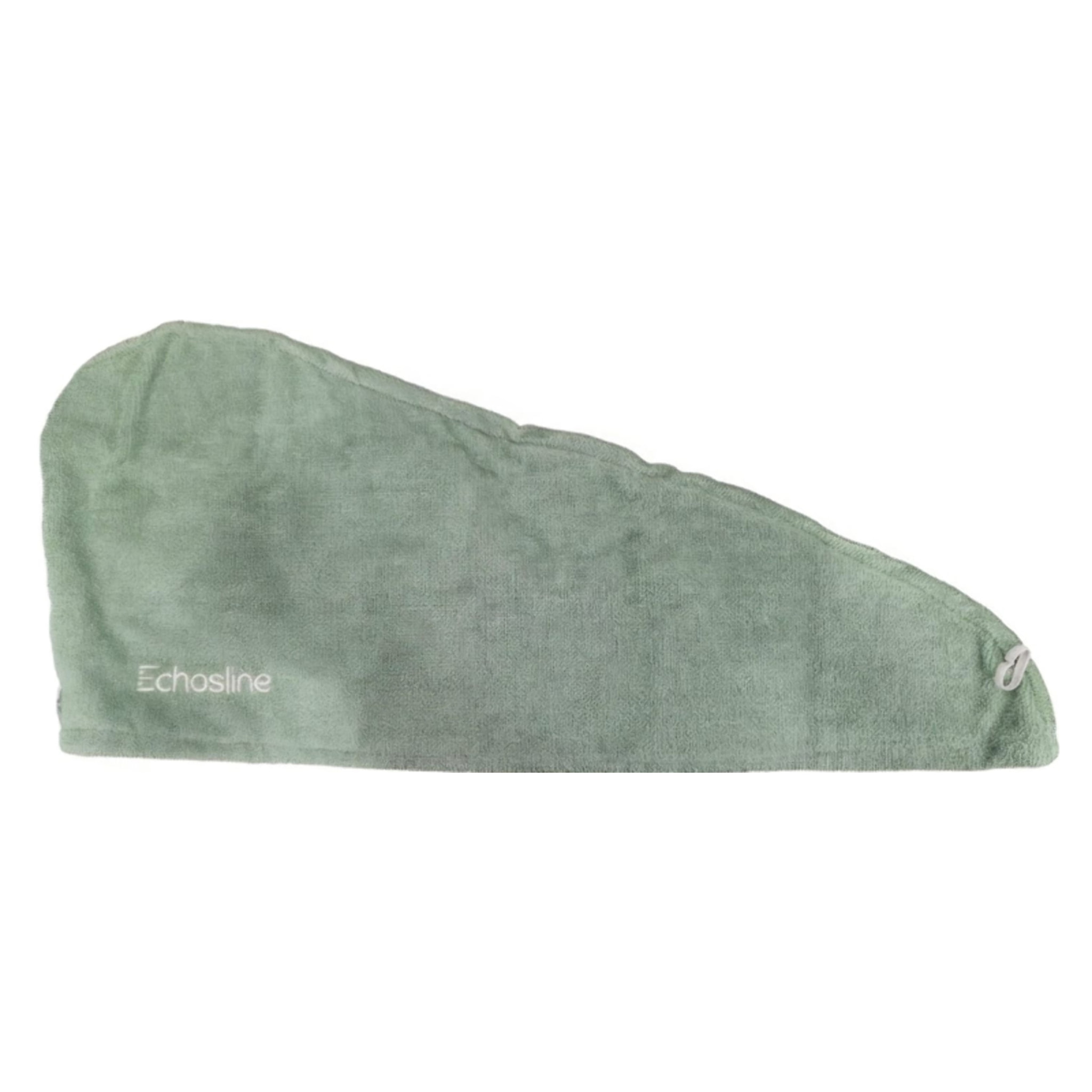 ECHOSLINE The Vegan Way Turbante Asciugacapelli in Microfibra Verde