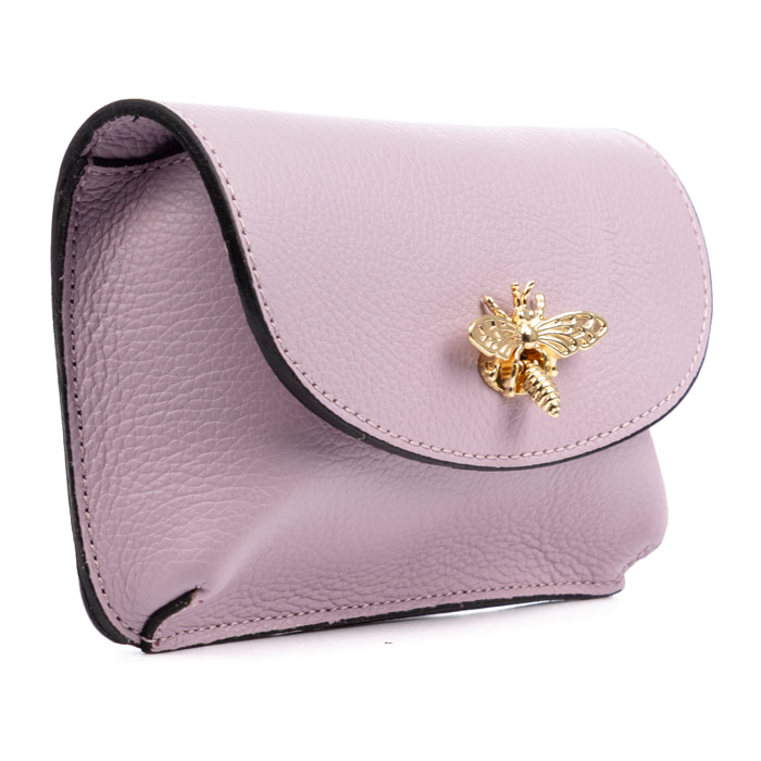 Aquilonia borsa a mano donna. Pelle autentica finitura Dollaro.