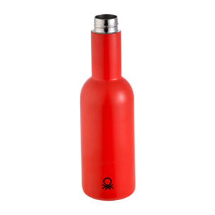 Botella de agua  rojo  benetton