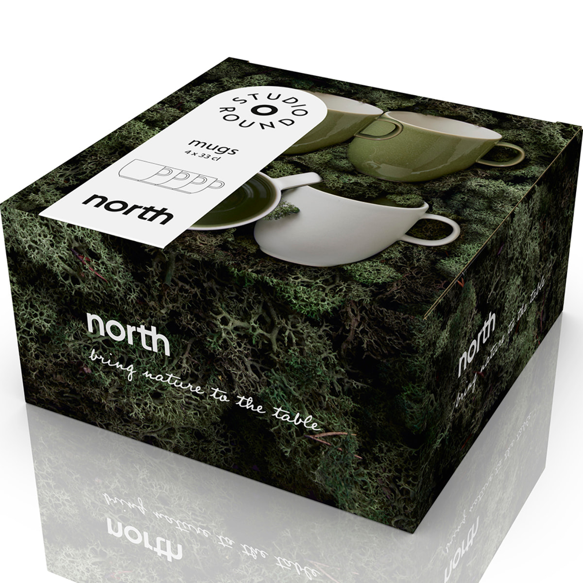 Ensemble de 4 mugs North 33cl