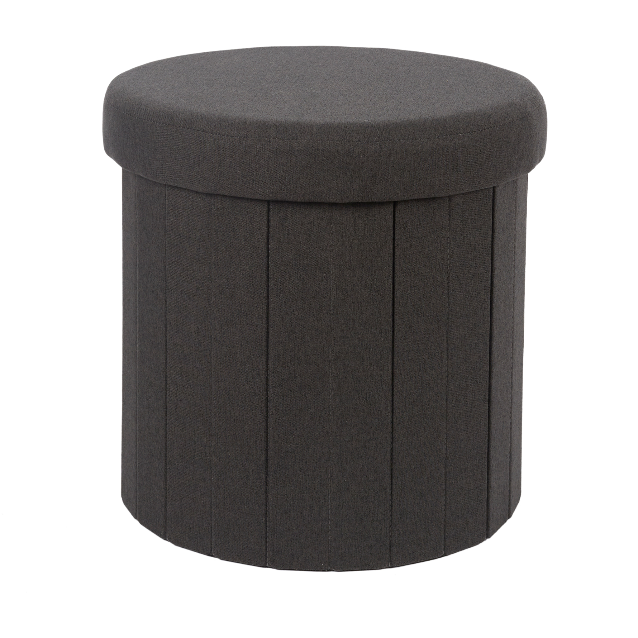 COFFRE POUF PLIABLE NOIR PILLS