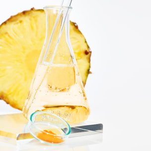 4x Maschera Viso Anti Fatica in Tessuto Ampolla SkinActive Vitamina C ed Estratto di Ananas