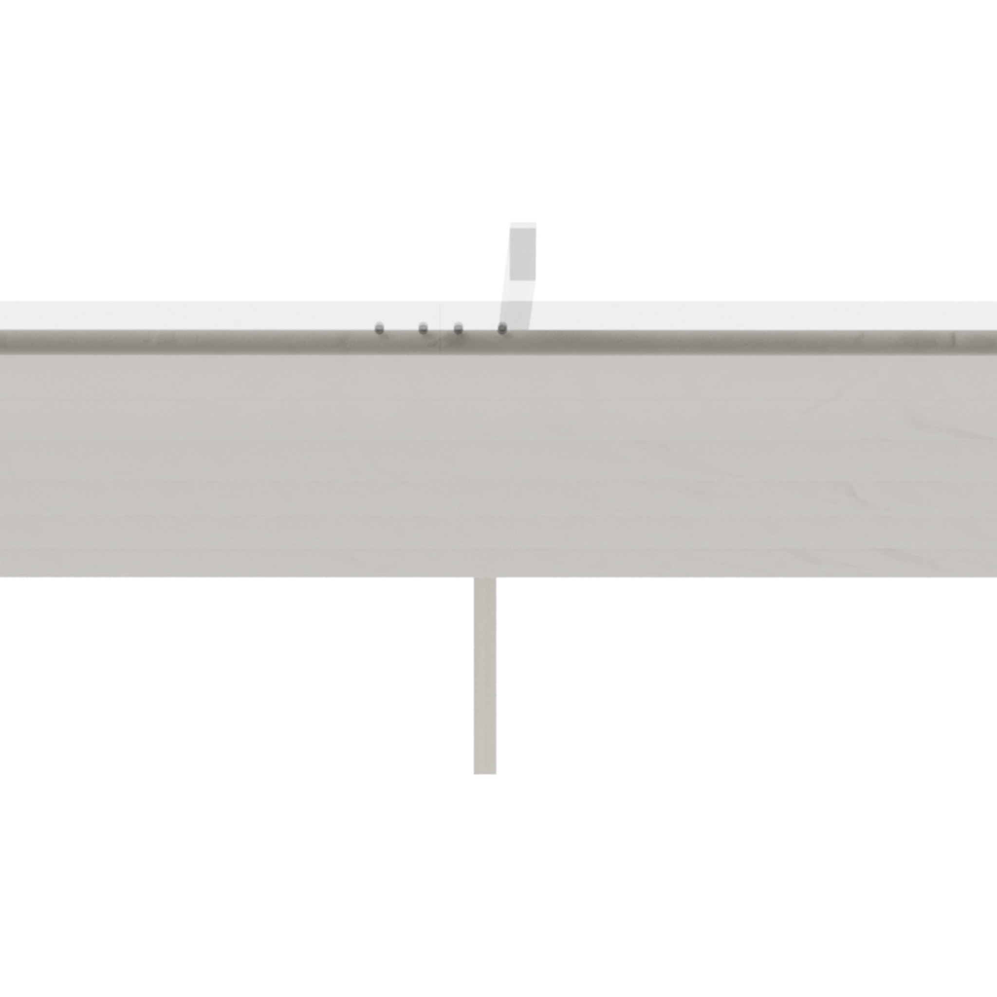 Cubierta de Pá©rgola Retrá¡ctil 2,5x2,55 m Toldo con 10 Orificios de Drenaje Crema