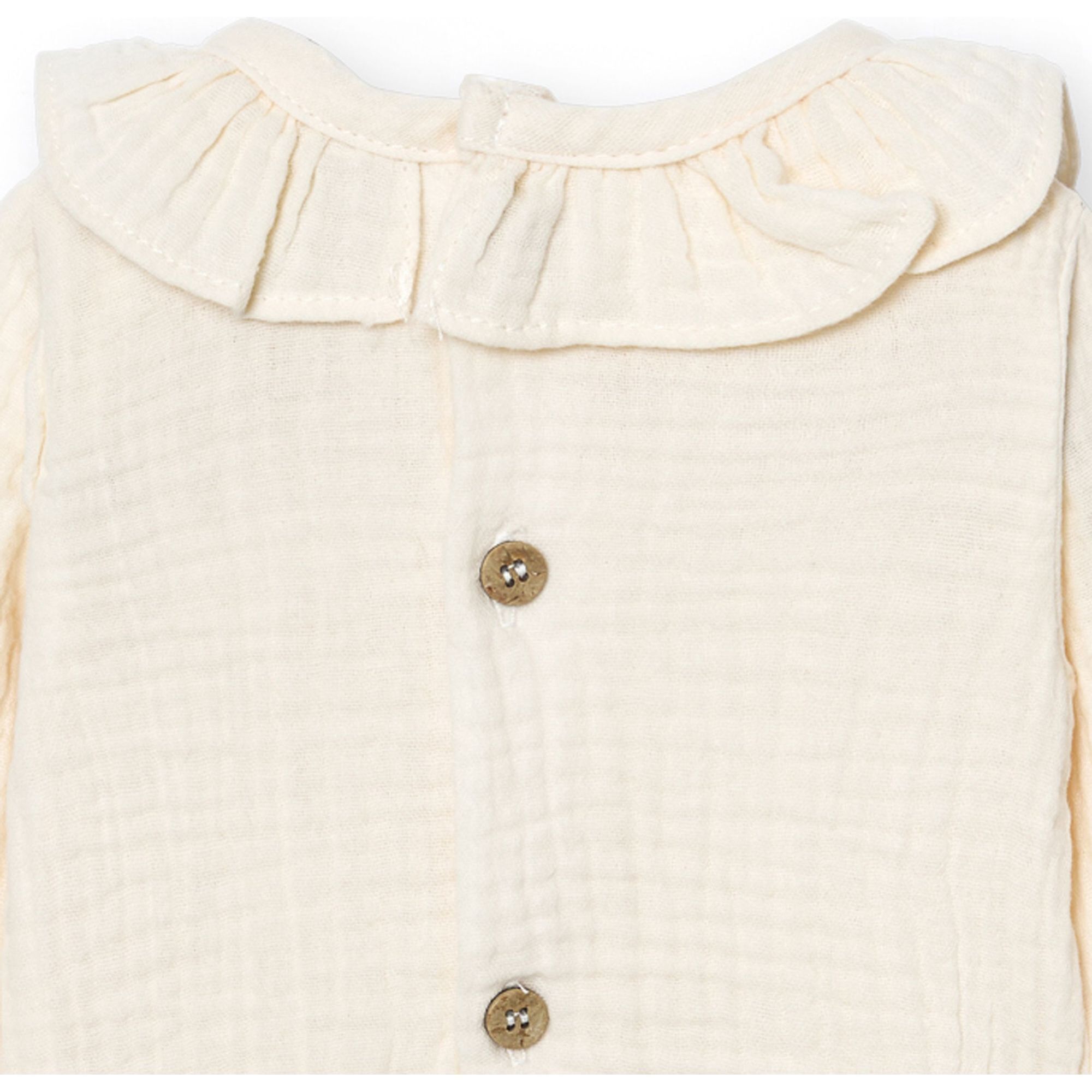 Body bebé manga larga cuello bambula