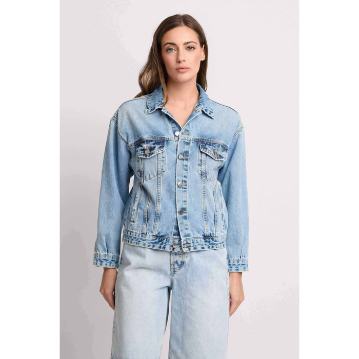 Kocca - Giubbino in denim Donna, Denim, Colletto di camicia