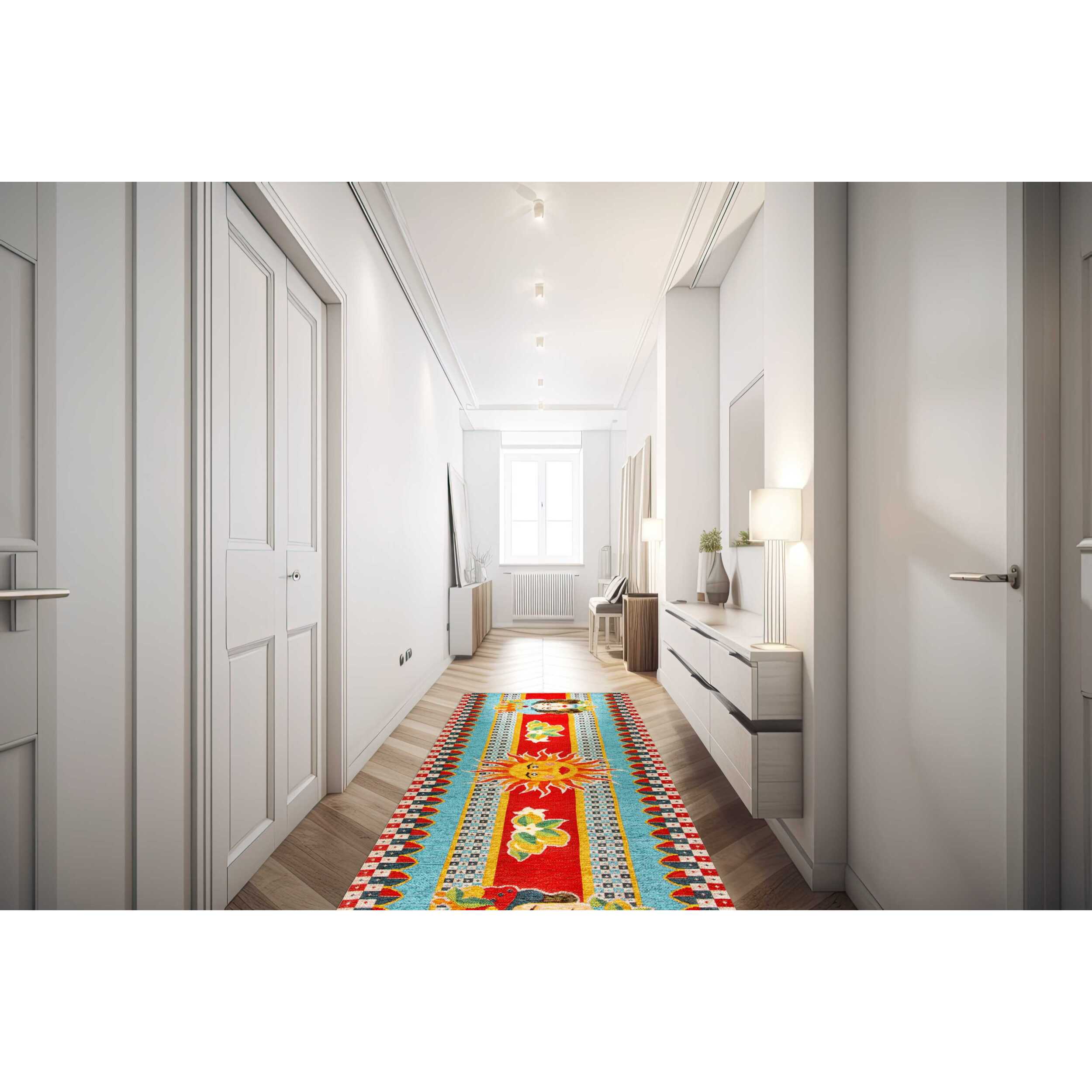 Tappeto Excelsa Sicilian Rhapsody in poliestere 55x180 cm multicolore