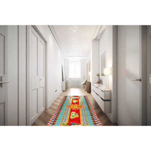 Tappeto Excelsa Sicilian Rhapsody in poliestere 55x180 cm multicolore