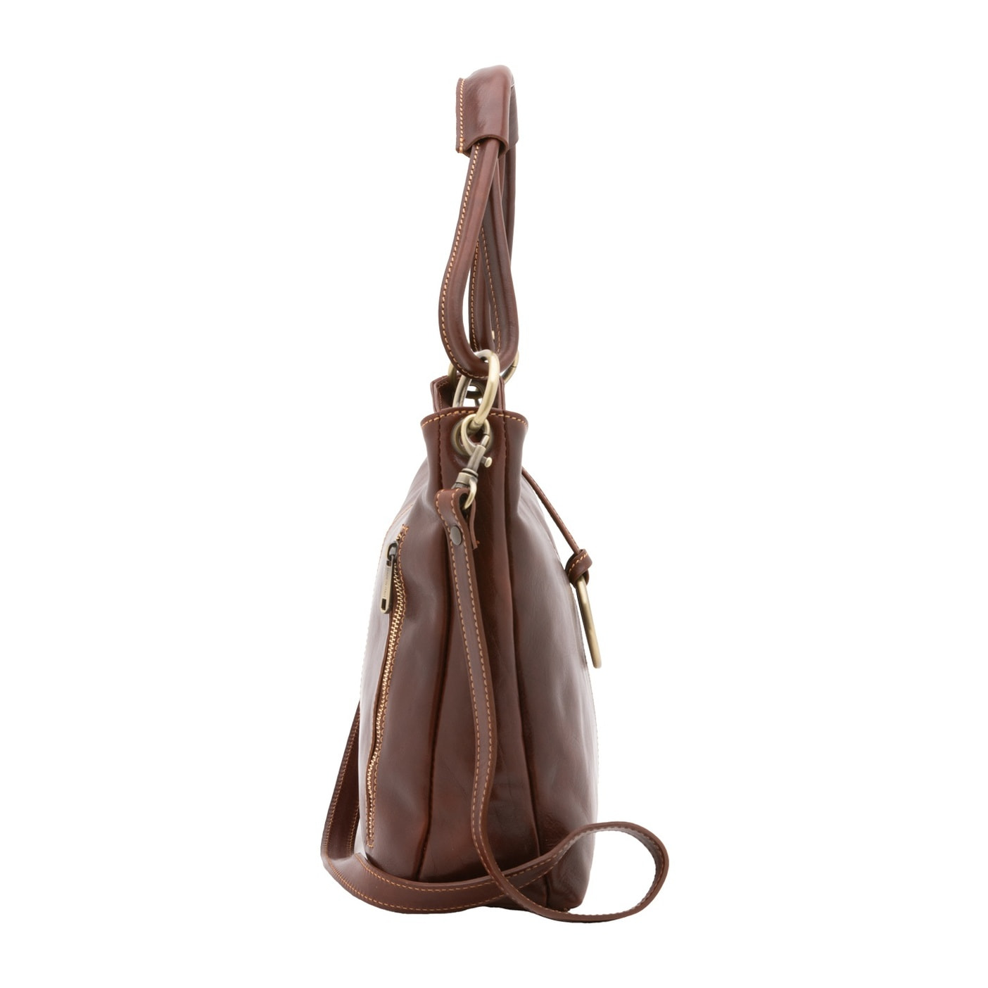 Borsa a spalla da donna - Modello False - 100% pelle - 29.0 x 32.0 x 11.0 cm
