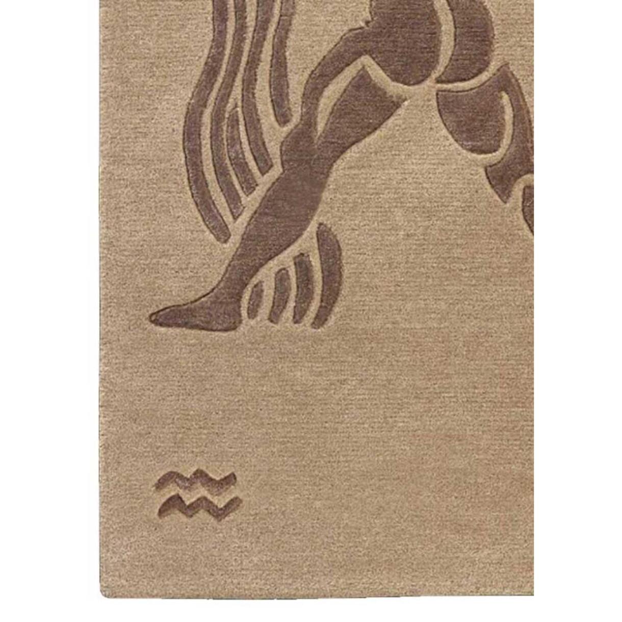 Tapis salon et chambre fait main en laine motif géométrique BETU