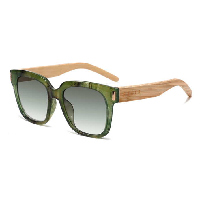 Gafas de Sol Feler 1073-9 Polarizadas de Madera Mujer 53 mm