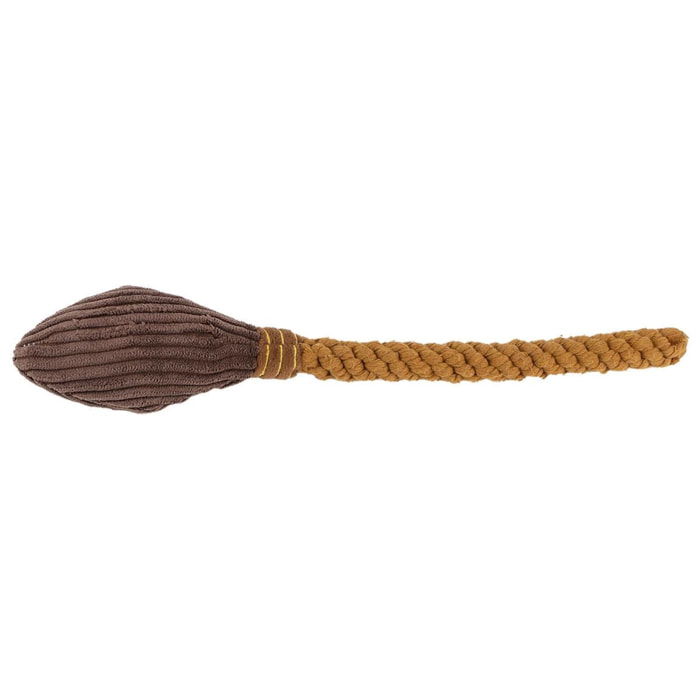 Peluche mordedor para perros diseño escoba de harry potter