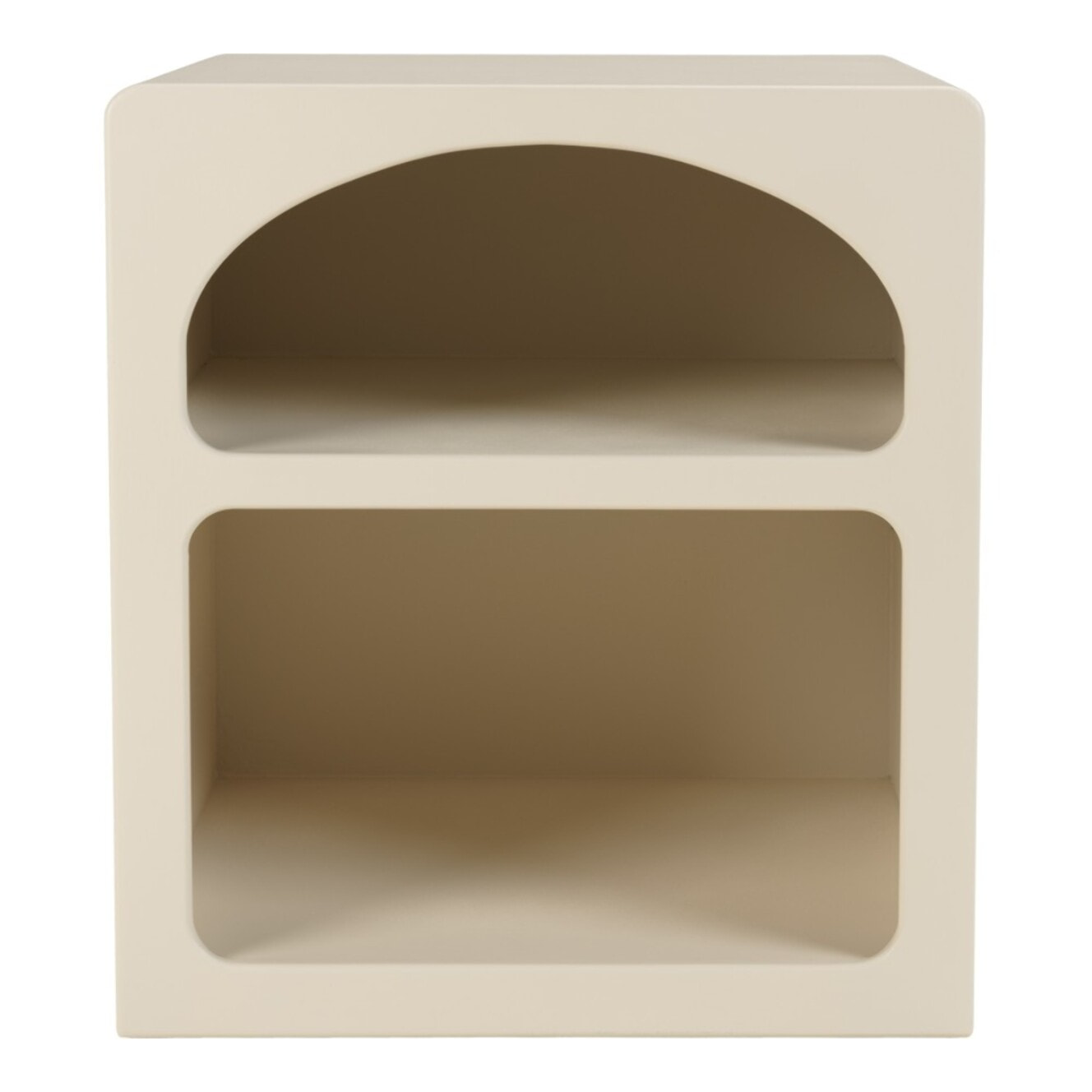 HELENA - Chevet 2 niches 45x40cm en bois peint couleur beige