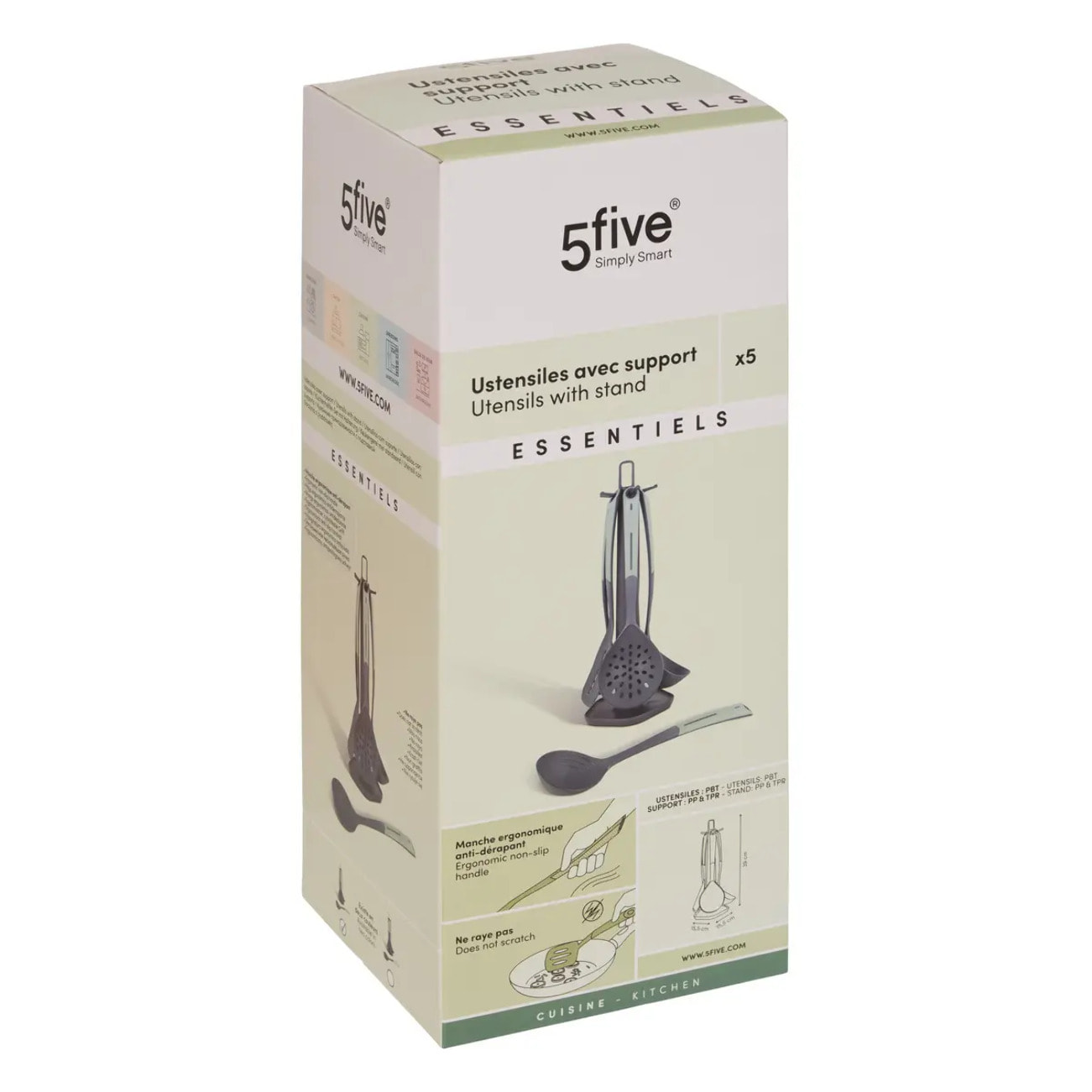 5 ustensiles de cuisine Essentiels sur support