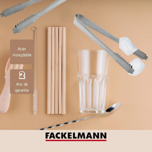 Lot de 2 pinces à nourriture, à glaçons inox FM Professional Boissons