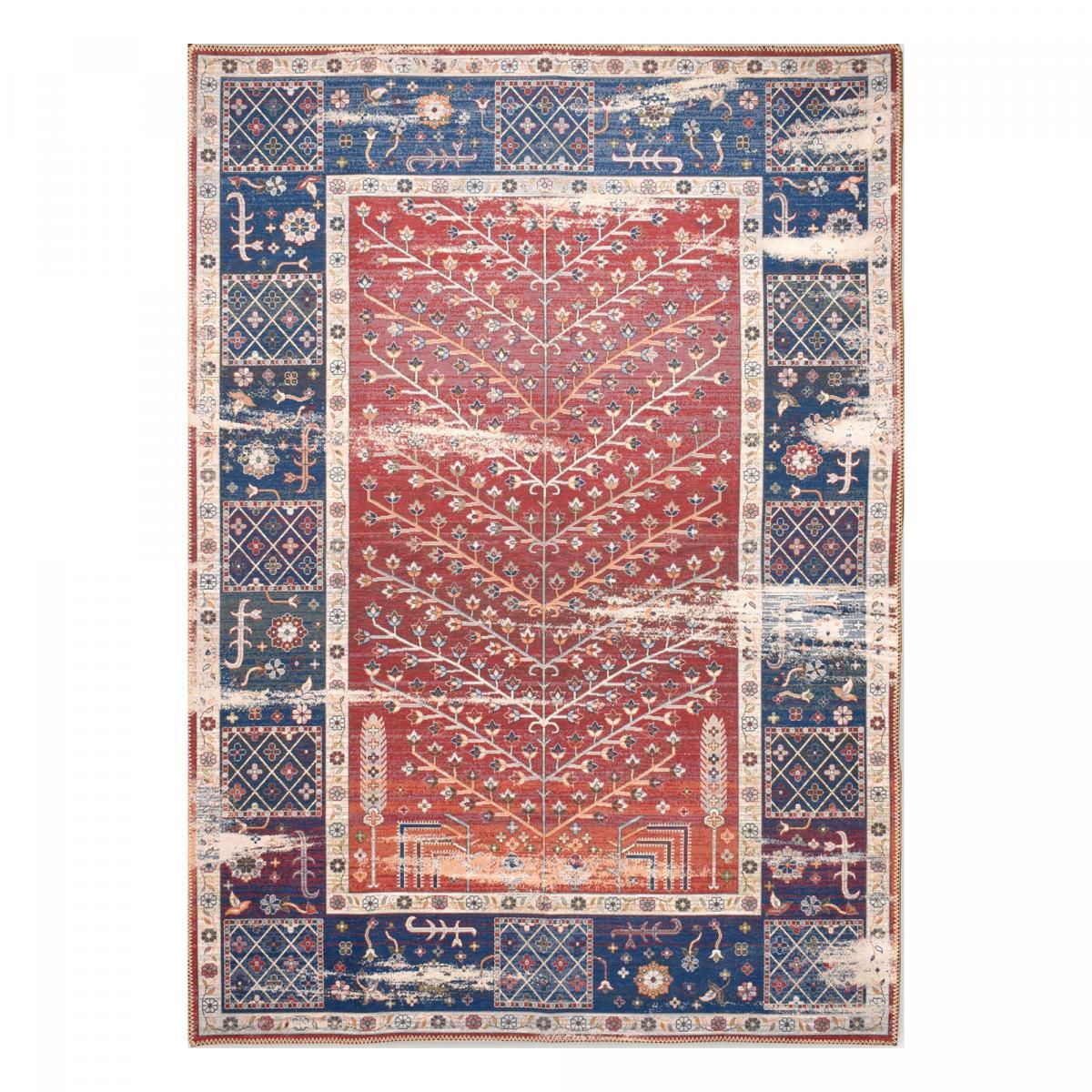 Tapis salon et chambre tissé motif baroque HEJI