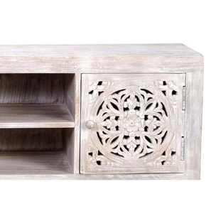 Mueble TV - Madera de Mango - 55x130x40cm