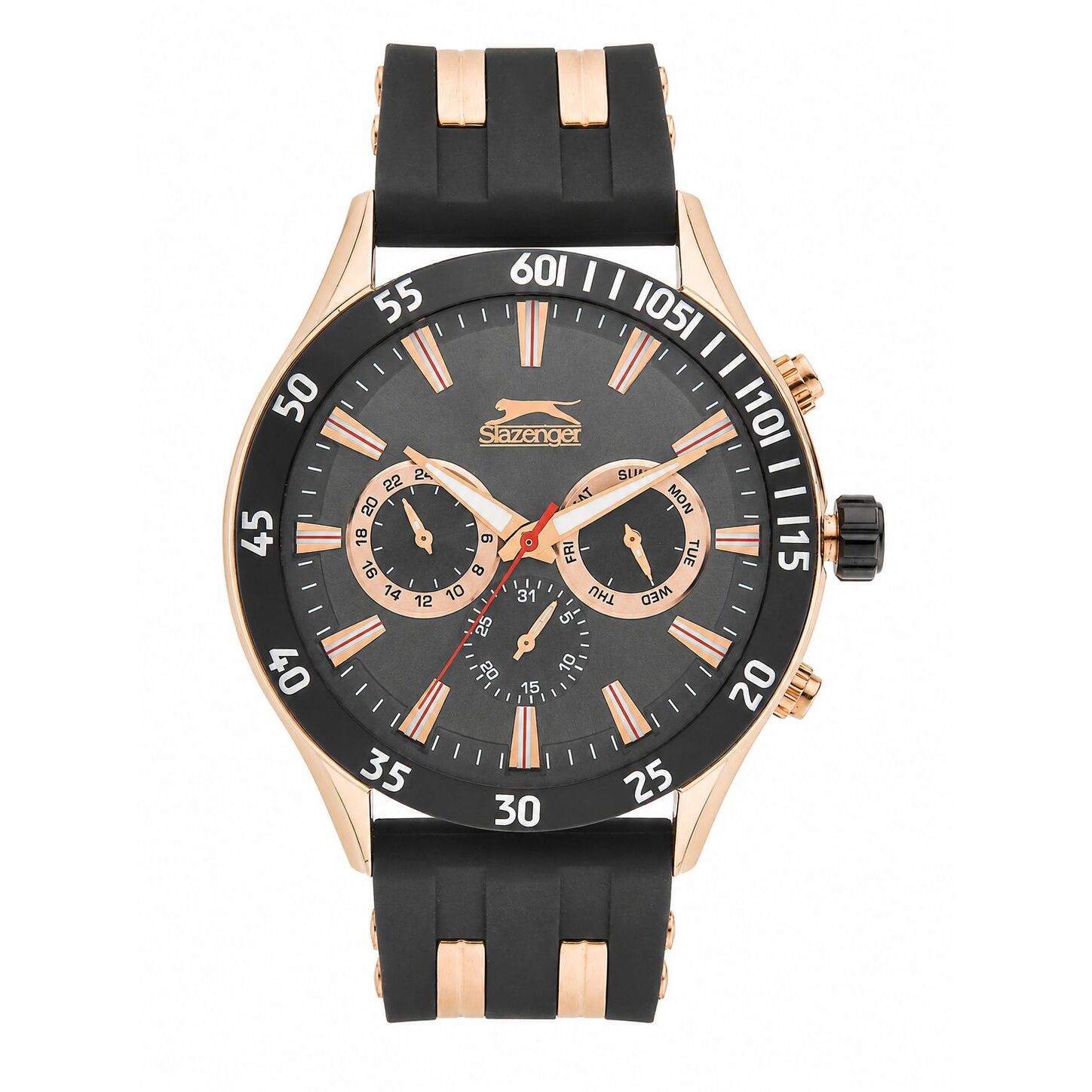 Reloj Slazenger SL.9.6076.2.03 Hombre Analogico Cuarzo con Correa de Caucho