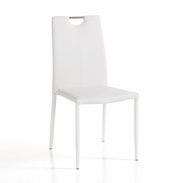 Tomasucci Lot de 4 Chaises SARA BLANCHES