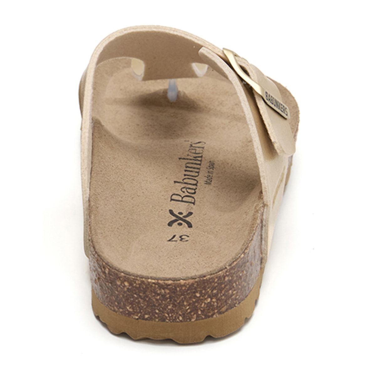 SANDALIA BABUNKERS DORADO