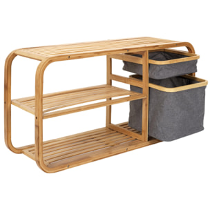 BANC RANGEMENT BAMBOU