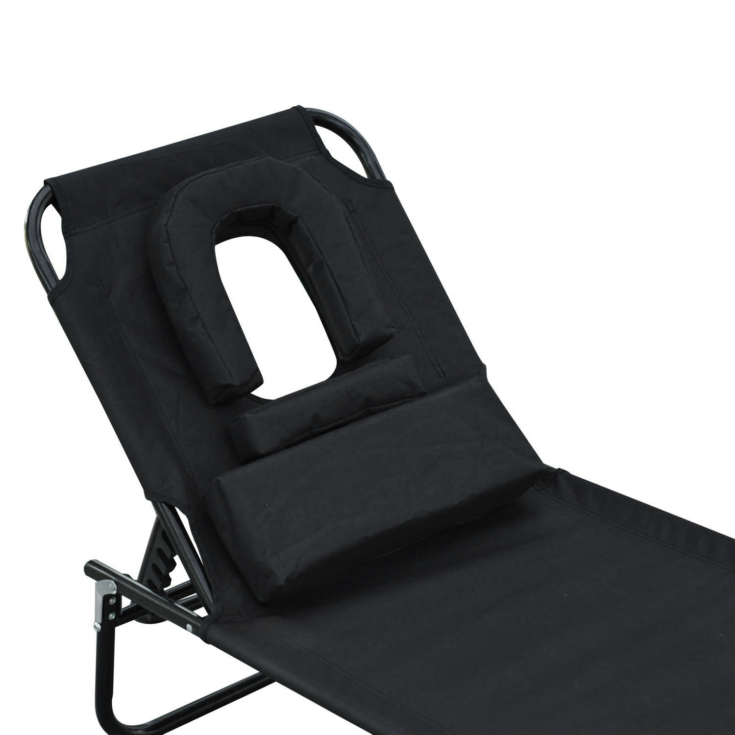 Transat de jardin – Pliable et confortable – Gain de place
