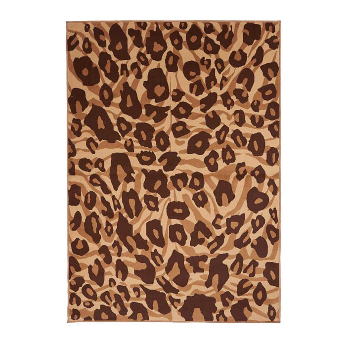 Tapis salon et chambre tissé motif animaux JICI