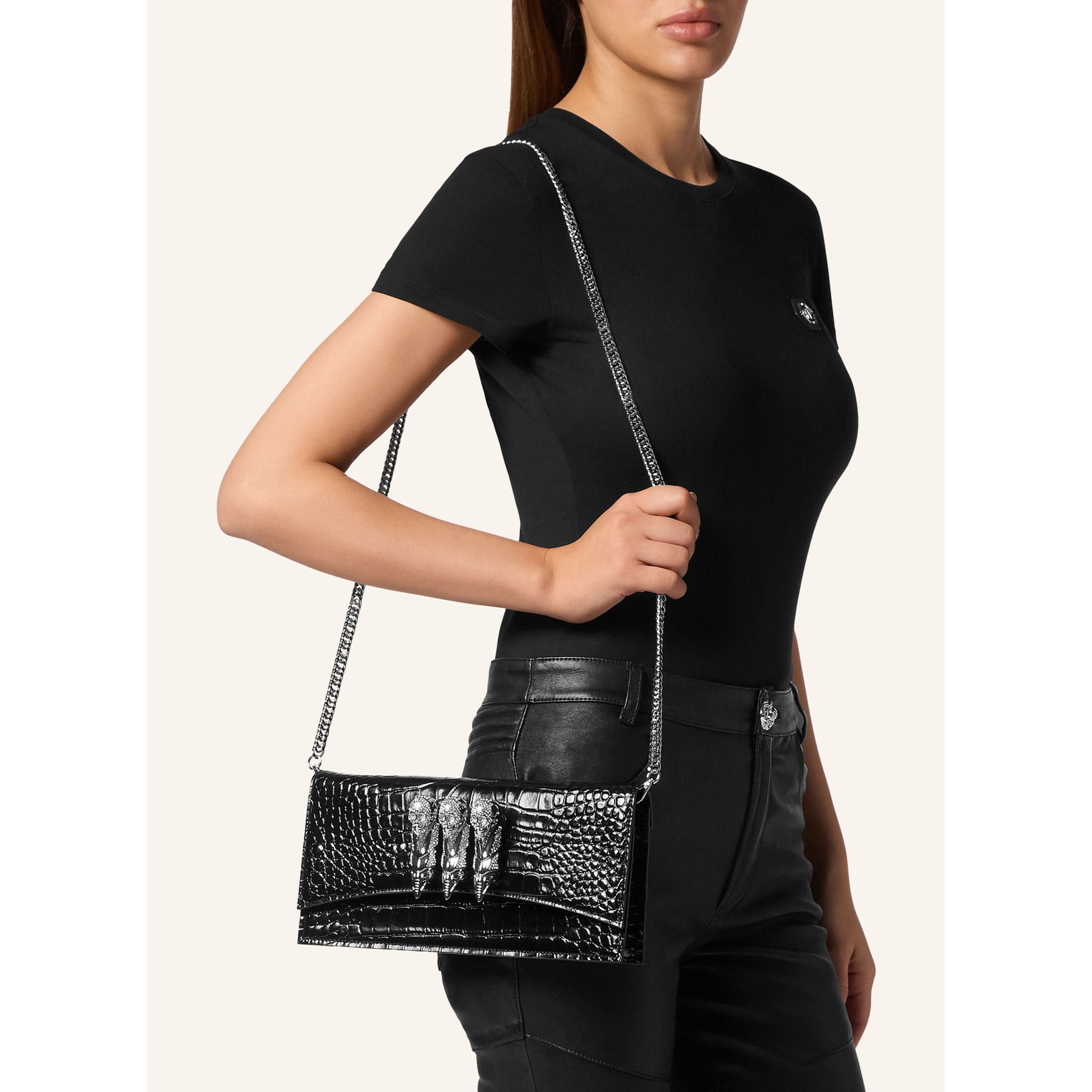 PHILIPP PLEIN Handle Bag SKULL