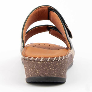 Sandalia De Cuña - Plateado - Altura: 4 Cm