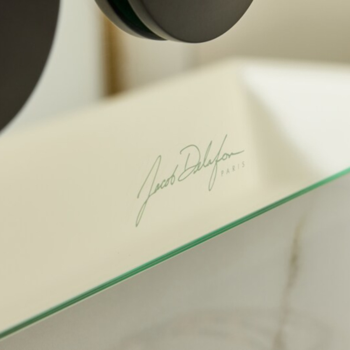 Miroir 3 trous 120 cm + mitigeur lavabo encastré 3 trous Grands Boulevards noir mat