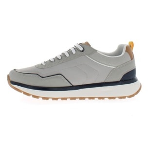 Armata di Mare Scarpe Uomo Sneakers Casual Stringate con Soletta Rimovibile in Memory Foam AMU S25D742 Light Grey