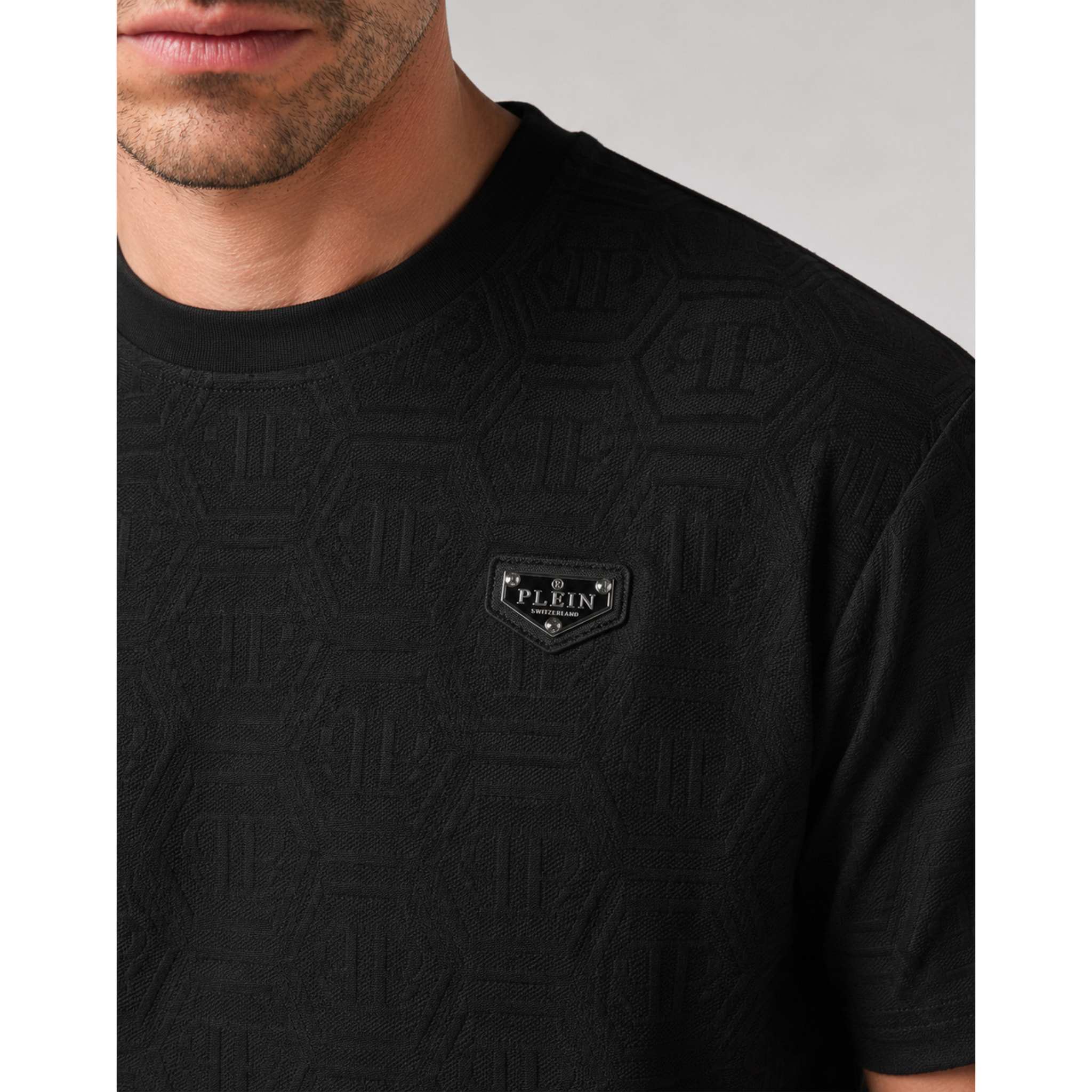 PHILIPP PLEIN T-shirt girocollo a maniche corte MONOGRAM