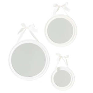 Set de 3 miroirs ronds "Ruban"