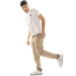 Pantalón cargo de sarga de hombre Leone Military 1947