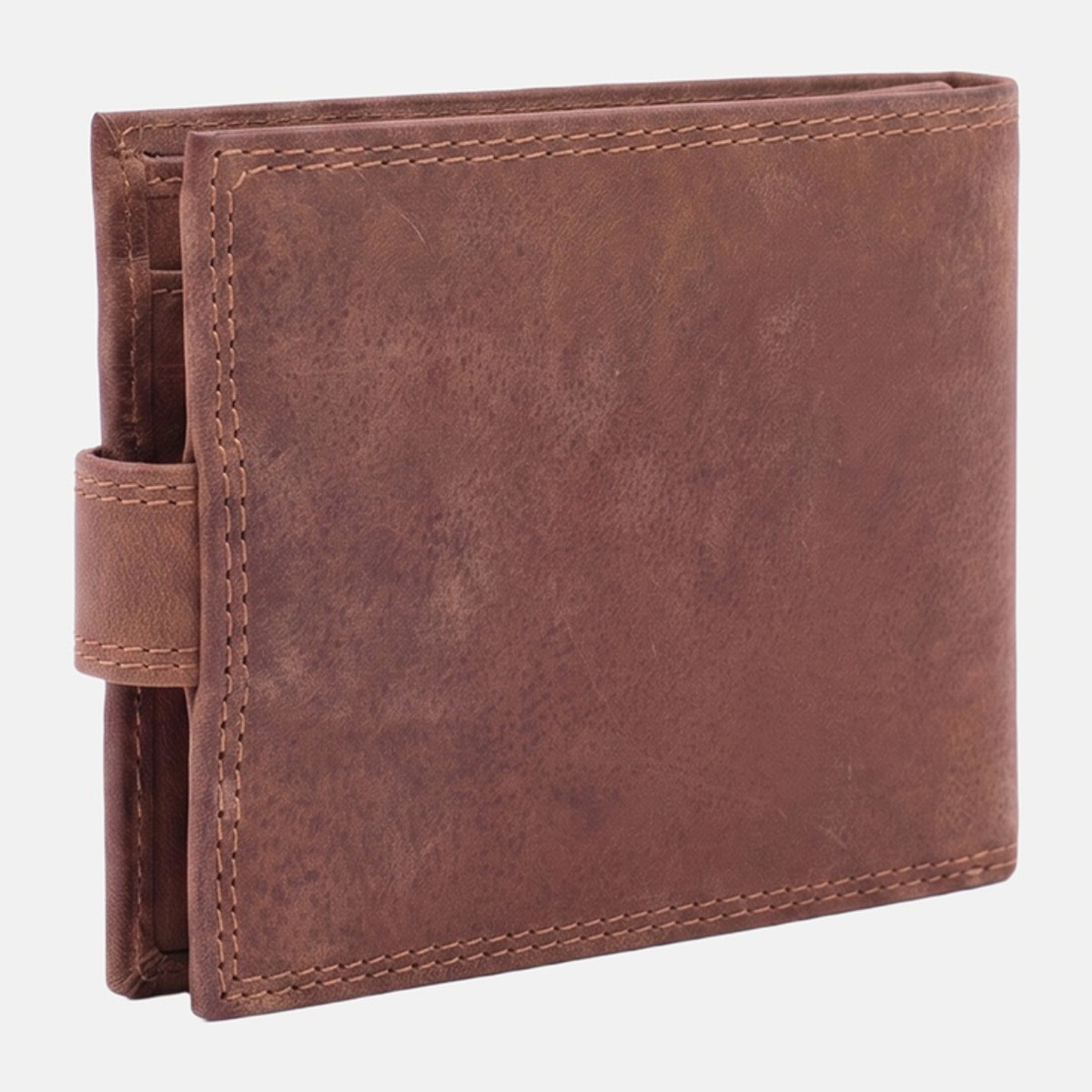 Portafoglio uomo in vera pelle - Modello False - Casual - 9.5 x 12.0 x 2.5 cm