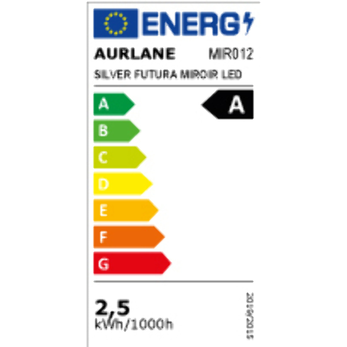 Miroir salle de bain LED auto-éclairant CHRONOS 70x90cm