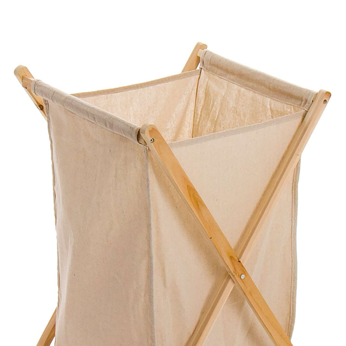 Cesto de ropa eivor madera 60cm