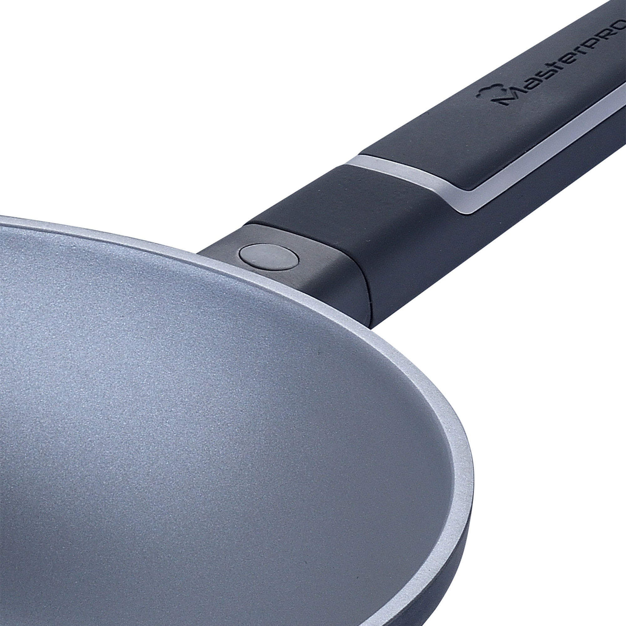 Wok 28x8.0cm aluminio fundido con tapa, inducción, colección indigo